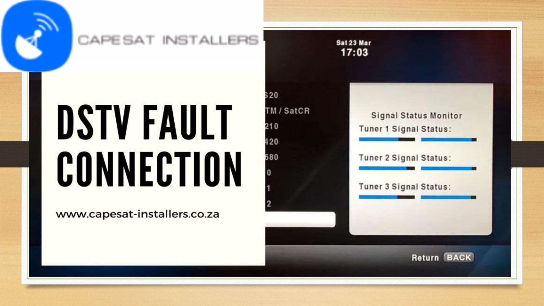 Dstv fault connection