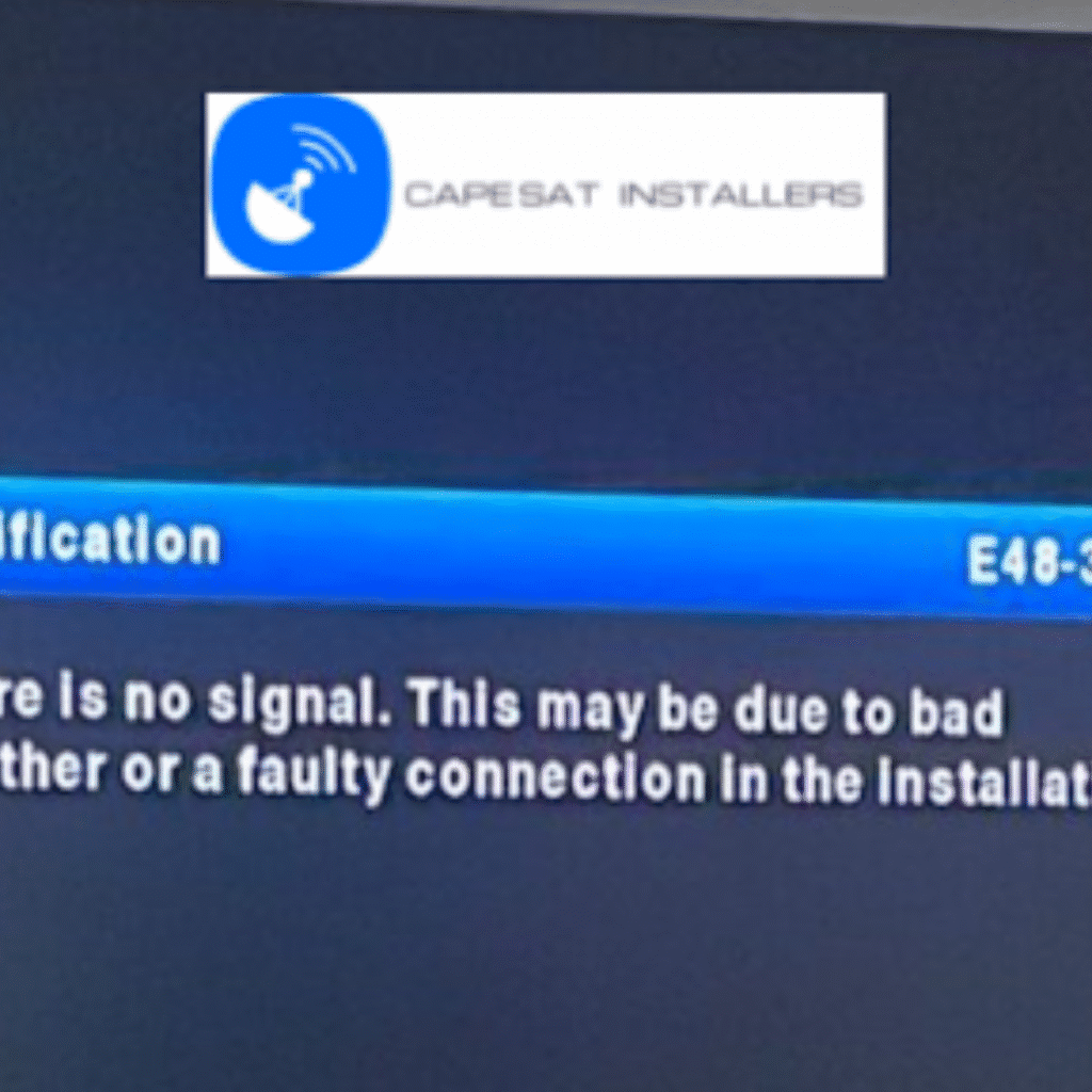 Dstv fault connection