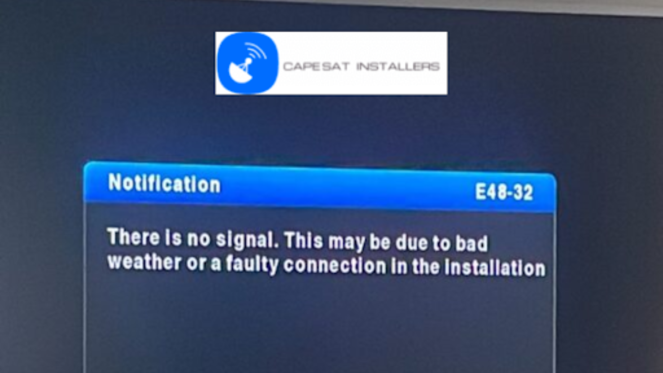Dstv fault connection